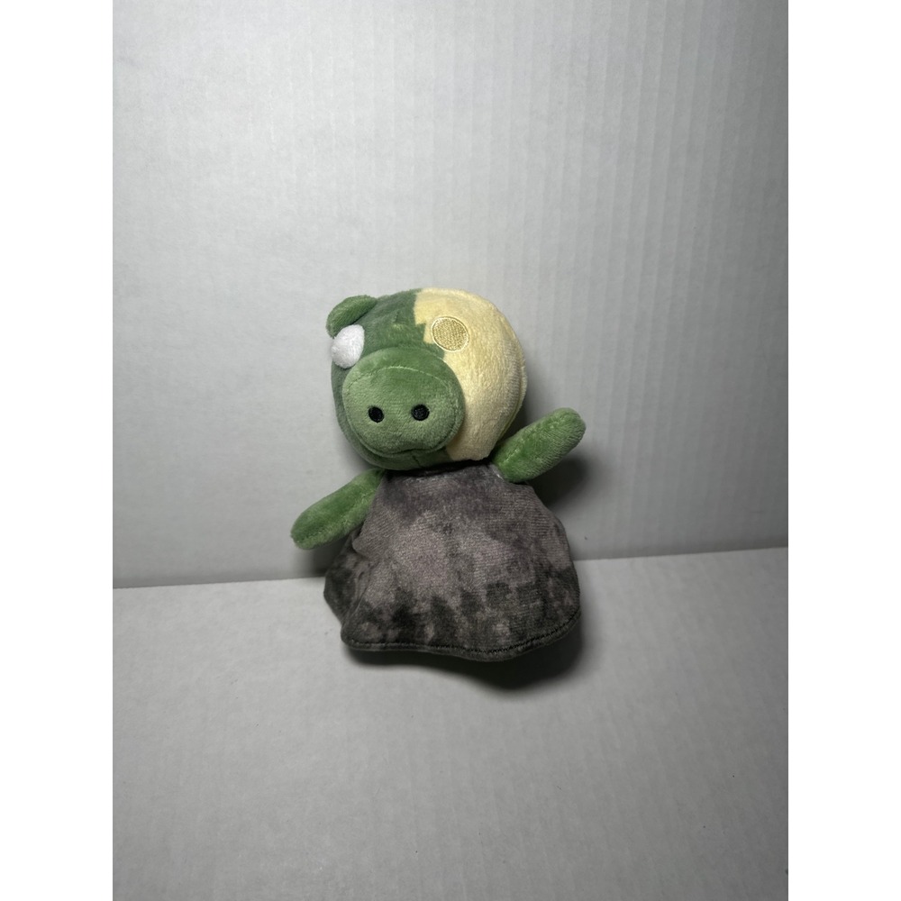 Piggy Zompiggy Plush 6 Inch Green Yellow Zombie Pig Stuffed Animal Toy